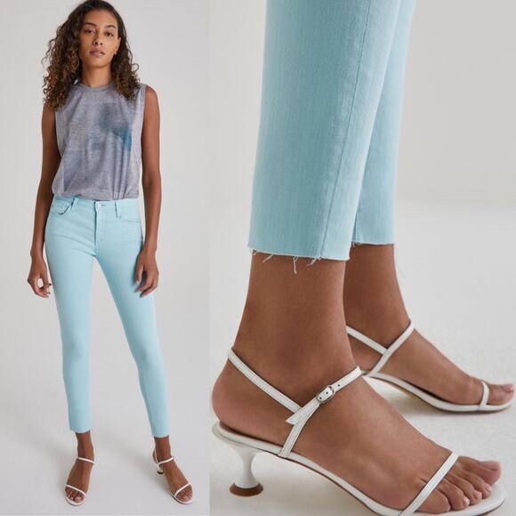 AG Adriano Goldschmied Legging Ankle Mint Jeans - Picture 1 of 9